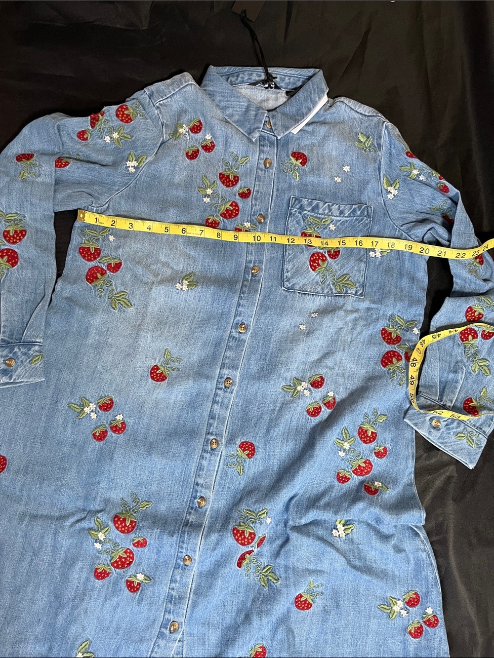 Driftwood Jeans Strawberry Embroidery Dress - Picture 10 of 12